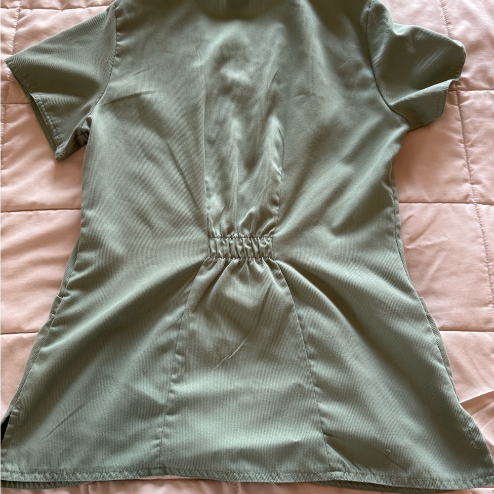 Barco Classic Cord Women’s Medical Scrub Set In Olive Green - Picture 3 of 16